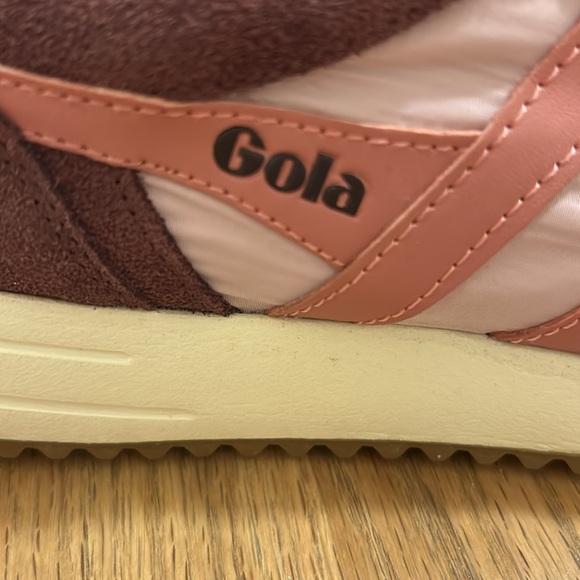 Like *New* Gola Women's Chicago Blush and Maroon Sneakers size 6 - Picture 5 of 9